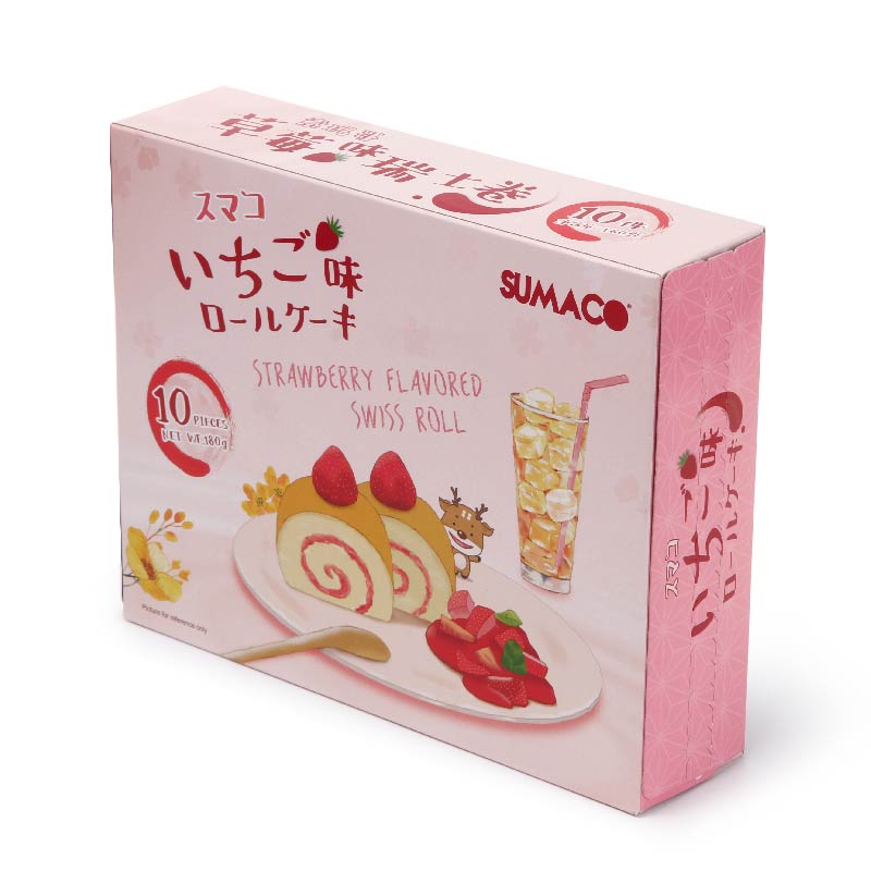 Sumaco Strawberry Flavored Swissroll-01